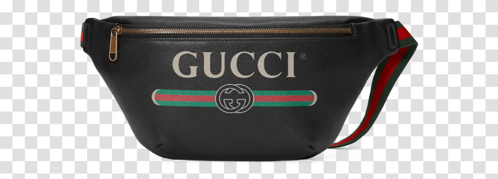 Gucci Print Leather Belt Bag, Accessories, Accessory, Wallet Transparent Png