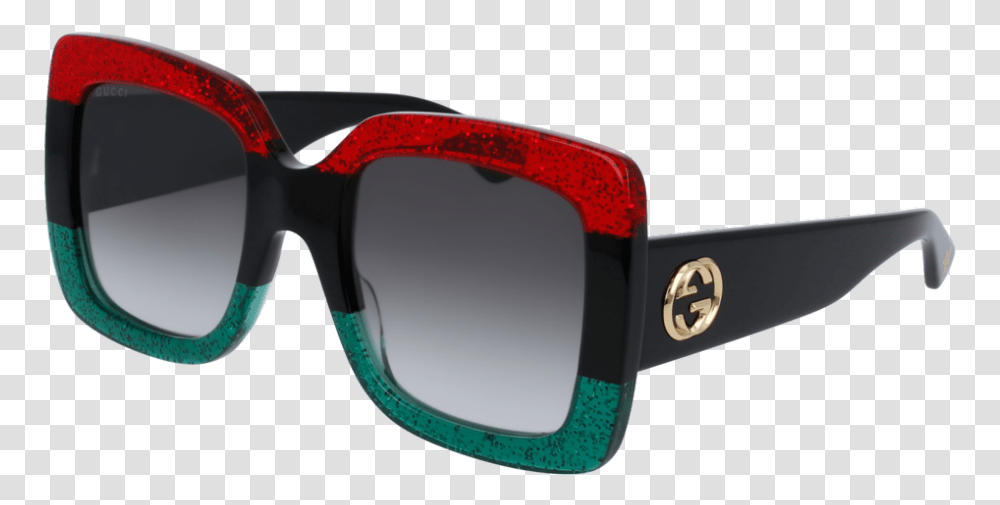 Gucci Red And Green Sunglasses, Accessories, Accessory, Goggles Transparent Png
