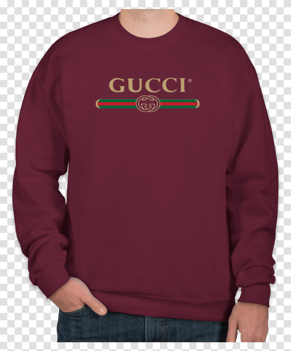 Gucci Shirts Men Hoodie Mens Crew Neck, Clothing, Apparel, Sleeve, Long Sleeve Transparent Png