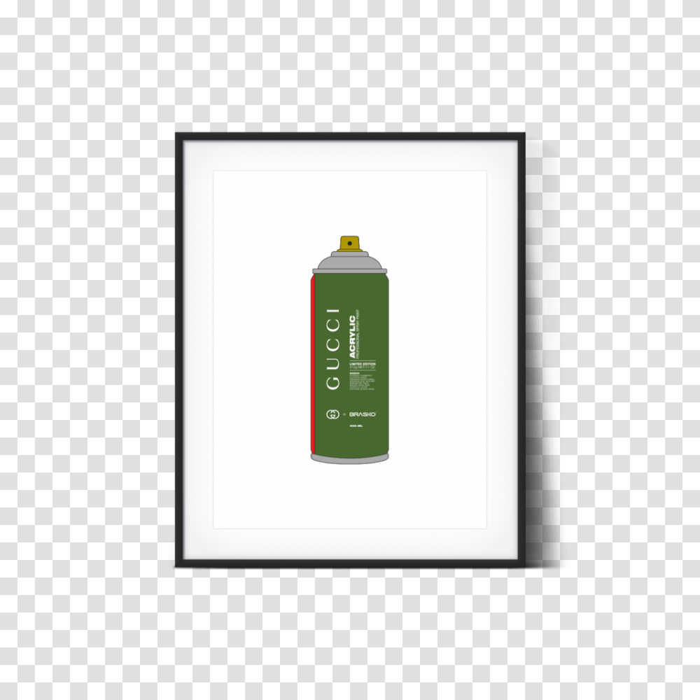 Gucci Spray Paint Poster Antonio Brasko, Tin, Can, Spray Can, Aluminium Transparent Png