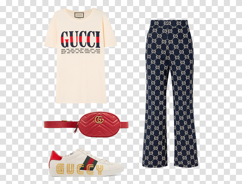 Gucci Stockings Gucci Pants, Apparel, T-Shirt, Rug Transparent Png