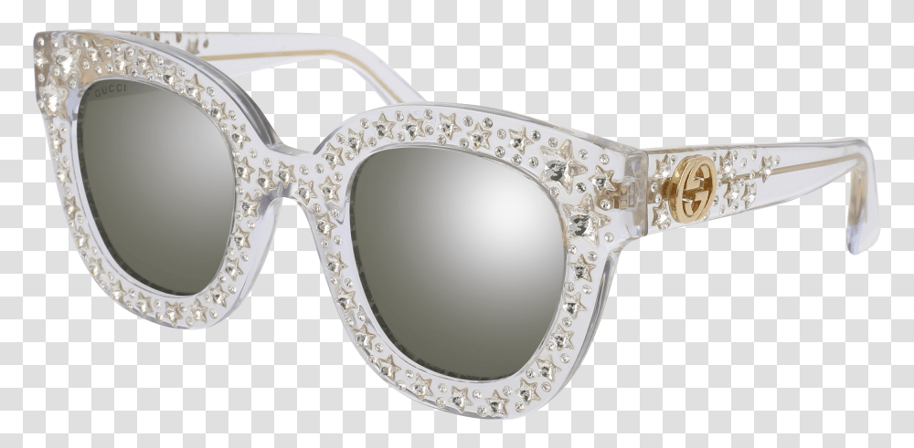 Gucci Sunglasses Gucci Women's Sunglasses With Swarovski Crystals, Accessories, Accessory, Goggles Transparent Png
