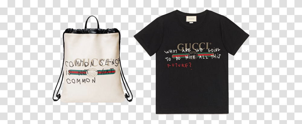 Gucci T Shirt Iucn Water Gucci Shirt I Want, Clothing, Apparel, T-Shirt, Bag Transparent Png