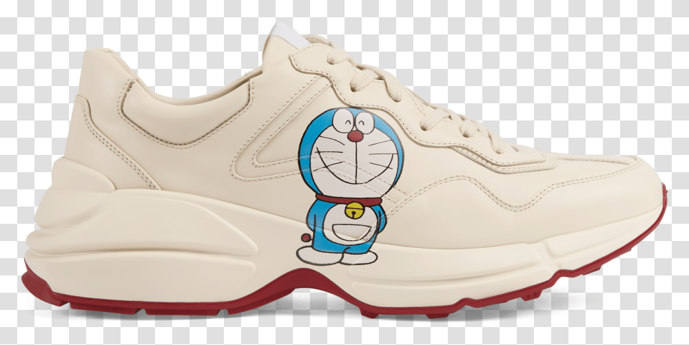 Gucci Welcomes Chinese New Year With A Playful Doraemon Round Toe, Shoe, Footwear, Clothing, Apparel Transparent Png
