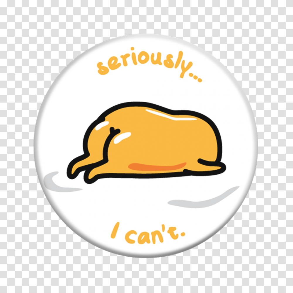 Gudetama I Cant Popsockets Grip, Label, Meal, Food Transparent Png