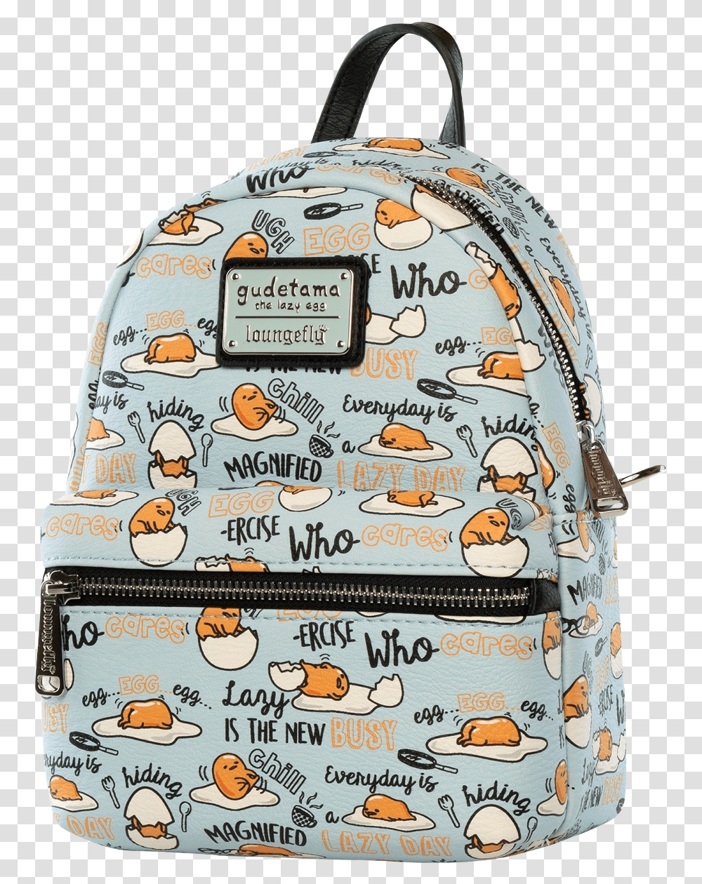 Gudetama Loungefly Mini Backpack, Bag, Purse, Handbag, Accessories Transparent Png