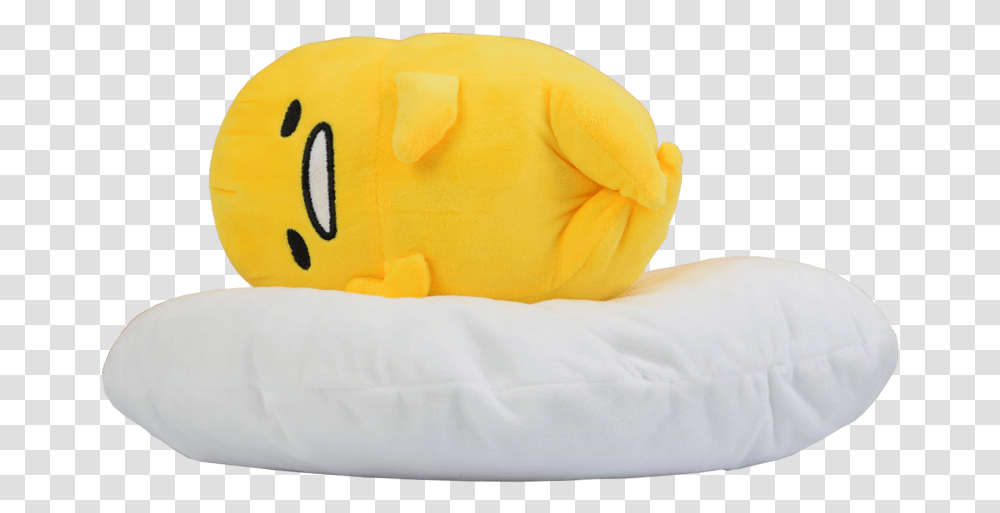Gudetama Plushy Gudetama Plush, Pillow, Cushion, Inflatable, Toy Transparent Png