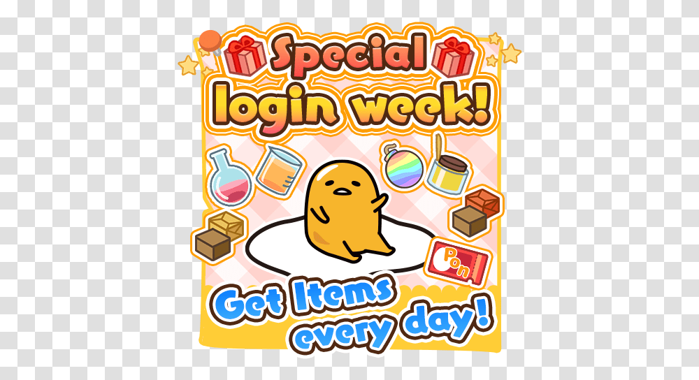 Gudetama Tap Clip Art, Food, Meal, Text, Label Transparent Png