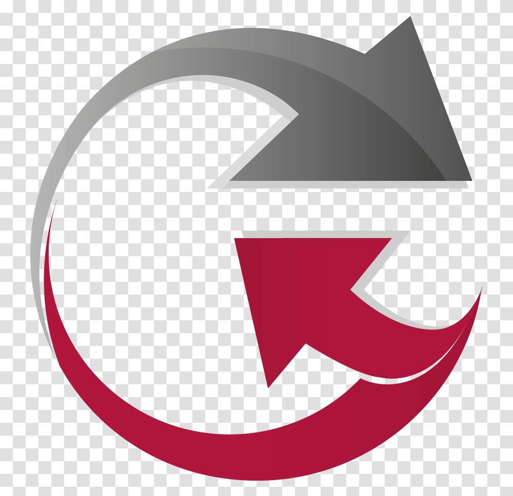 Guebara Delivery Amp Transportation Services Inc Logo Crescent, Trademark, Recycling Symbol Transparent Png