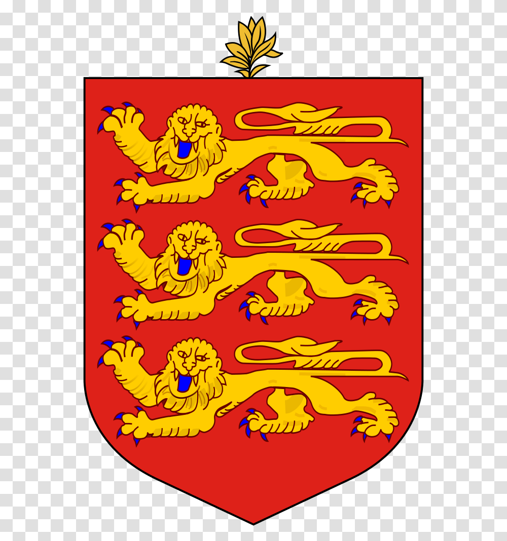 Guernsey Coat Of Arms, Label, Dragon Transparent Png