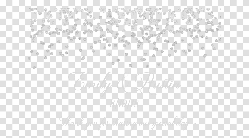 Guess How Many Kisses In The Jar Free Printable Black Confetti No Background, Paper, Rug Transparent Png