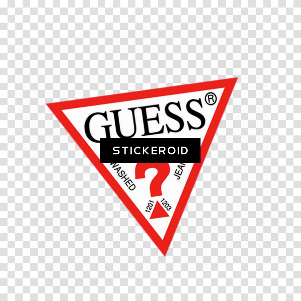 Guess Jeans Logo Guess, Triangle, Label Transparent Png