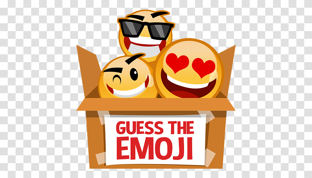 Guess The Emoji Trivia And Guessing Game Guess The Emoji Logo, Label, Text, Symbol, Outdoors Transparent Png