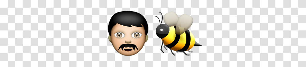 Guess Up Emoji Male Bee, Machine, Animal, Insect, Invertebrate Transparent Png
