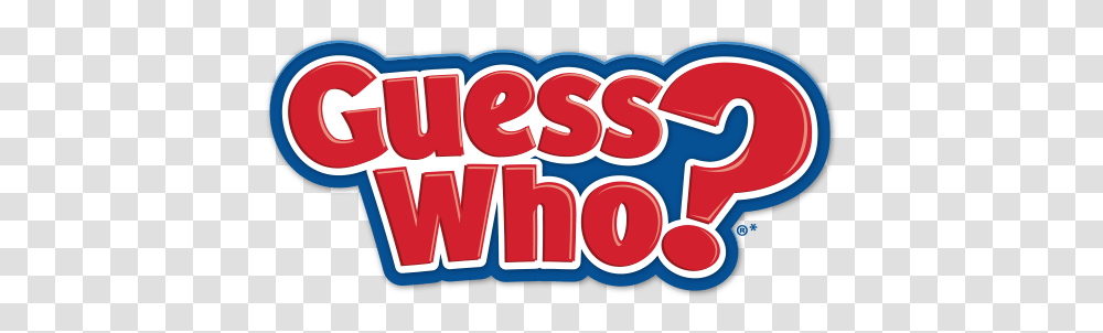 Guess Who Hasbro Guess Who Game Full Size Download Guess Who Logo, Label, Text, Word, Food Transparent Png