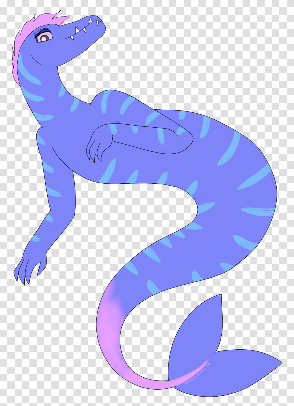 Guess Who Just Made A Redbubble Right Now This Mermaid Illustration, Animal, Reptile, Mustache, Footprint Transparent Png