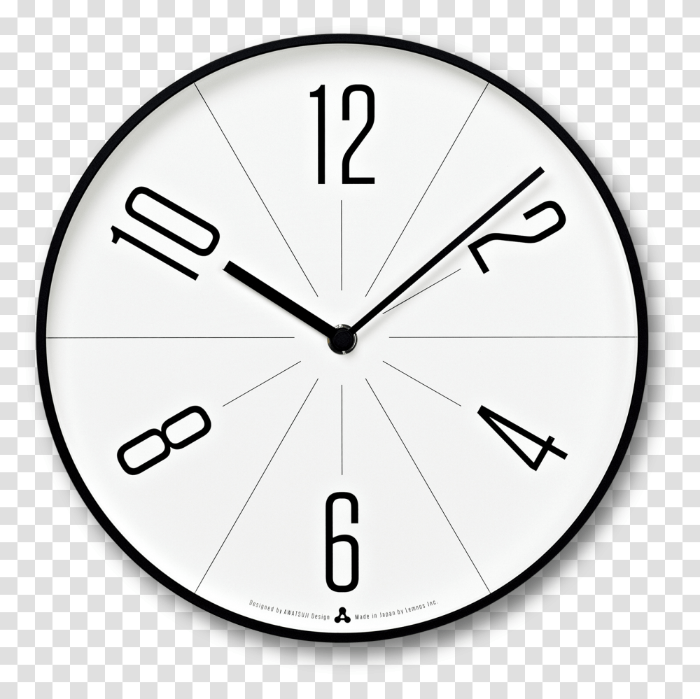 Gugu Black Frame Reloj Rojo Pared, Analog Clock, Wall Clock Transparent Png