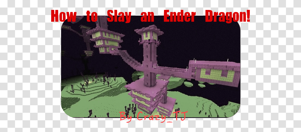 Guide How To Slay An Ender Dragon Empire Minecraft Minecraft Stone Brick House, Person, Human, Poster, Advertisement Transparent Png