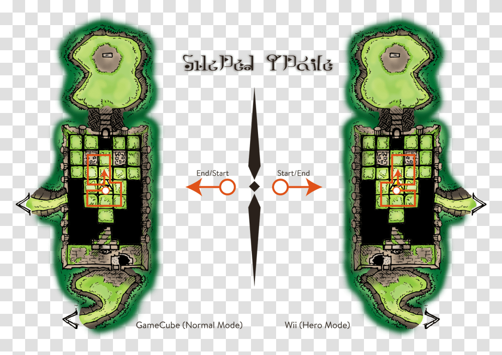 Guide Tp Guardianstatue Zelda Twilight Princess Master Sword Puzzle, Green, Super Mario Transparent Png