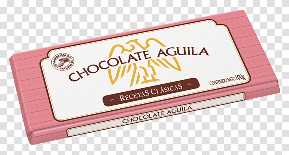 Guila Dark Chocolate Bar Perfect With Chocolate Aguila, Text, Paper, Ticket, Business Card Transparent Png