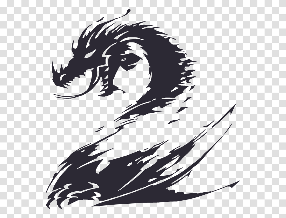 Guild Wars 2 Logo, Waterfowl, Bird, Animal, Black Swan Transparent Png