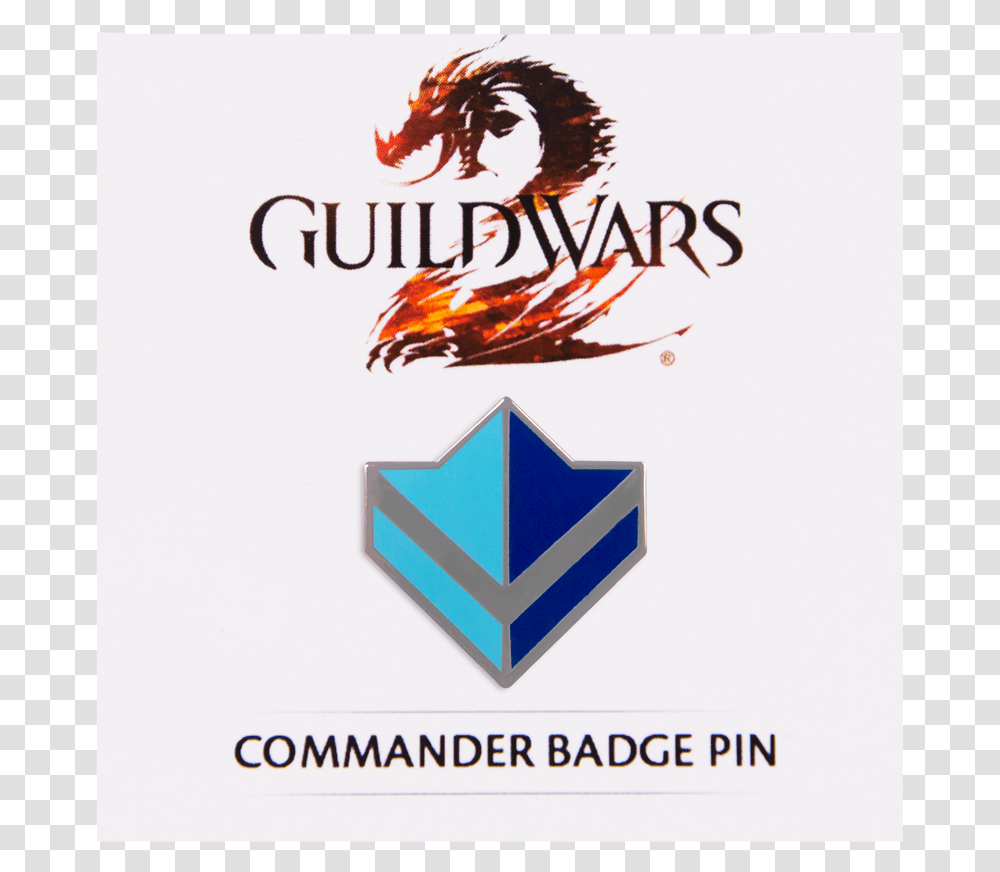 Guild Wars 2 Pin, Logo, Trademark Transparent Png