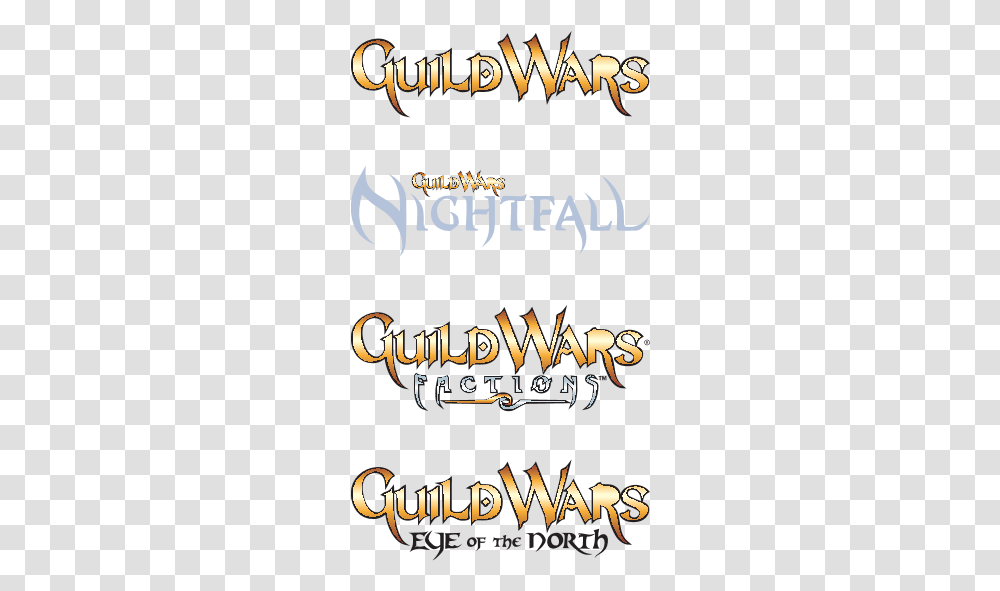 Guild Wars Logo Download Logo Icon Svg Vertical, Text, Alphabet, Word, Novel Transparent Png