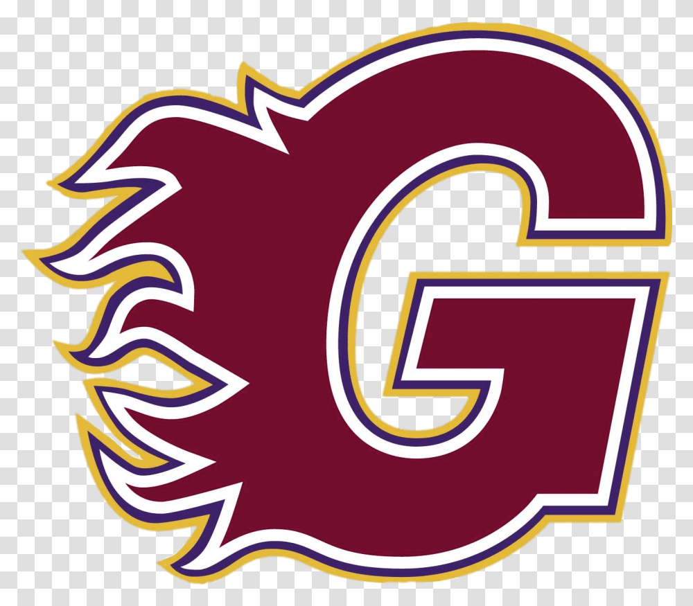 Guildford Flames G Logo, Label, Number Transparent Png