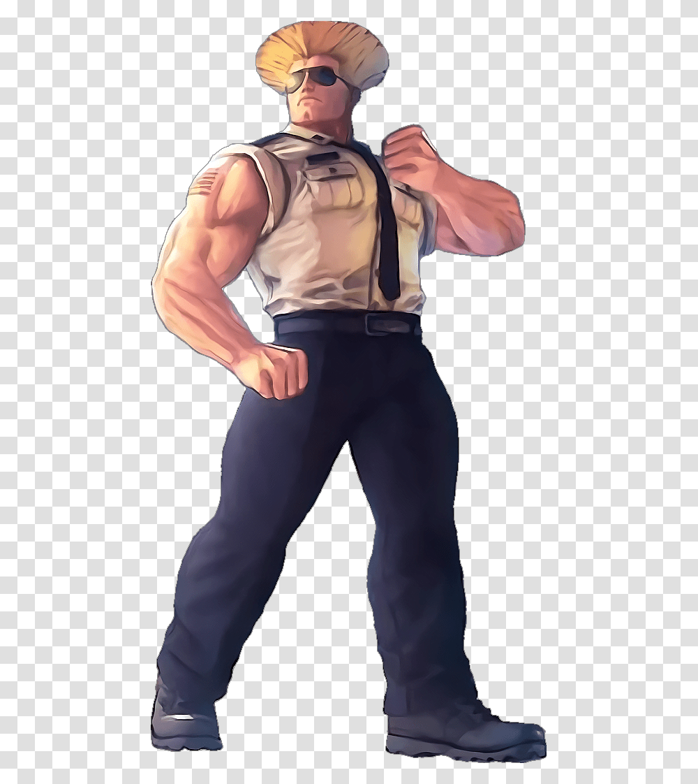 Guile Street Fighter V, Person, Arm, Sunglasses Transparent Png