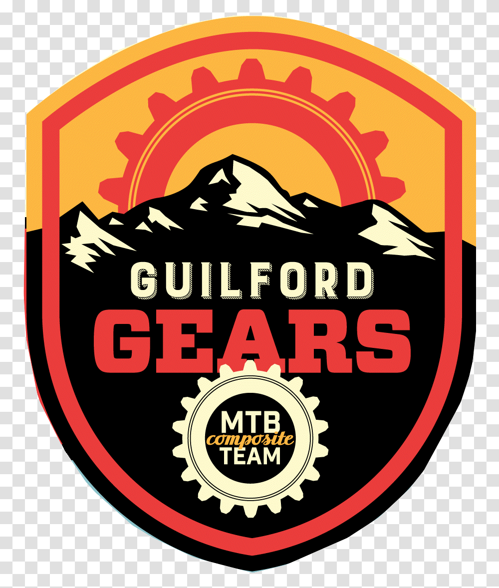 Guilford Gears Team Benefits Emblem, Logo, Symbol, Trademark, Badge Transparent Png
