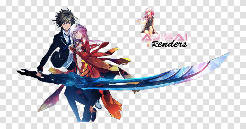 Guilty Crown Photo Mart Guilty Crown Void Inori, Person, Human, Leisure Activities, Acrobatic Transparent Png