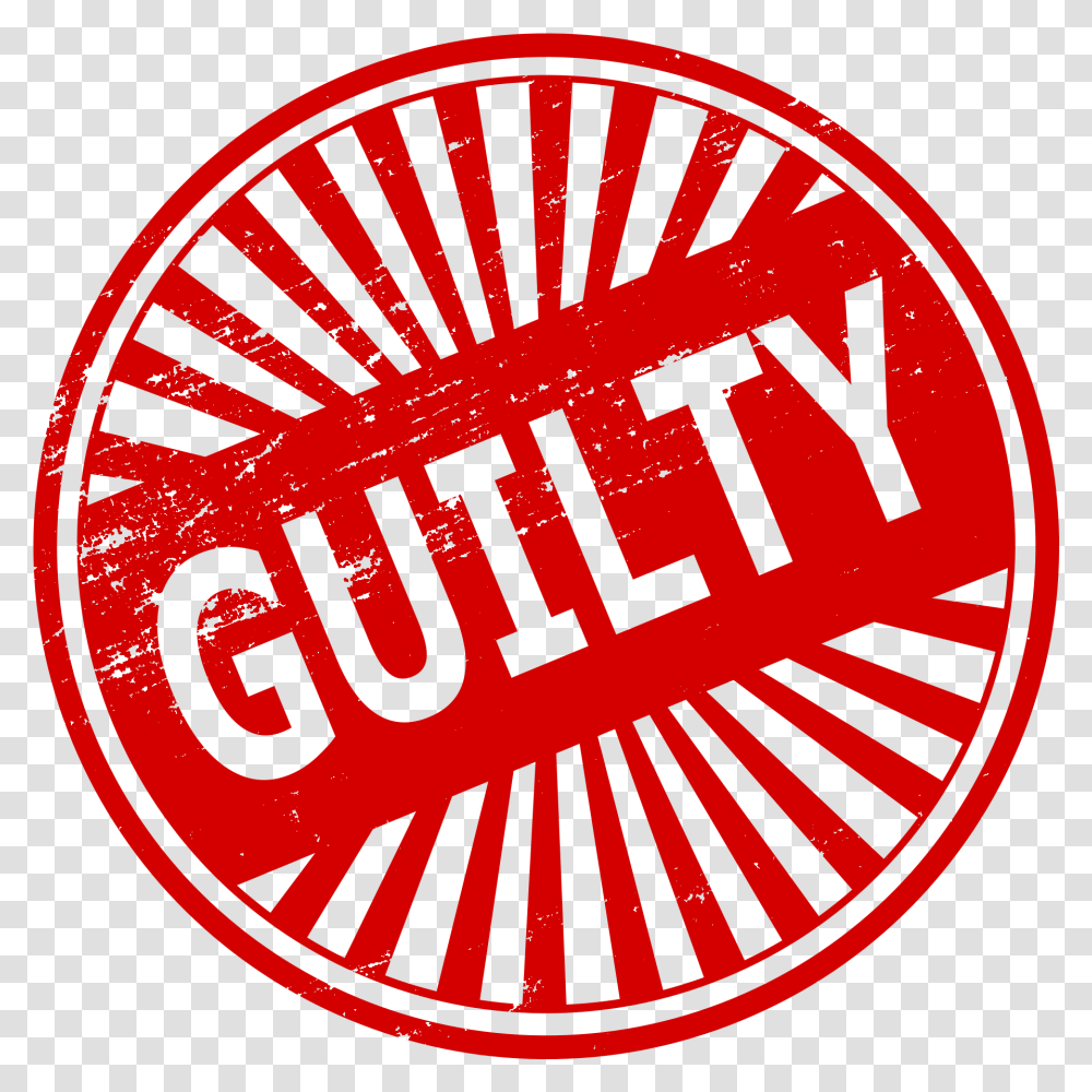 Guilty Stamp Circle, Logo, Symbol, Trademark, Emblem Transparent Png