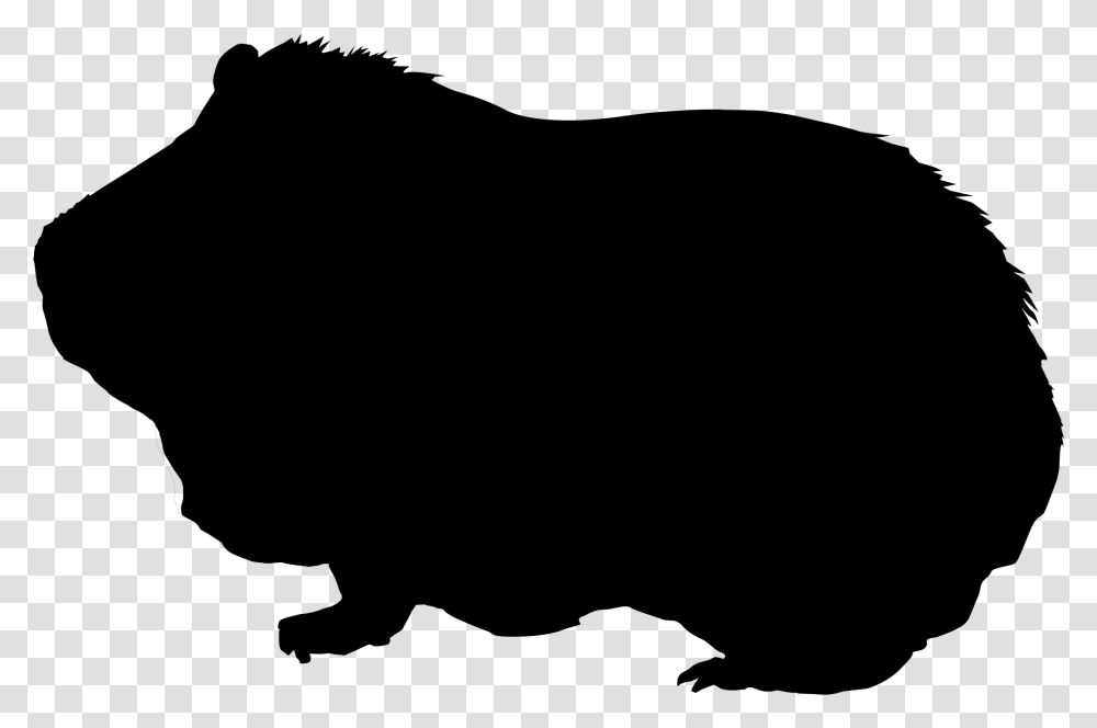 Guinea Pig Silhouette Guinea Pig Silhouette Clipart, Gray, World Of Warcraft Transparent Png