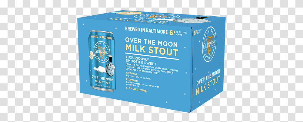 Guinness Over The Moon Milk Stout Box, First Aid, Furniture, Carton, Cardboard Transparent Png