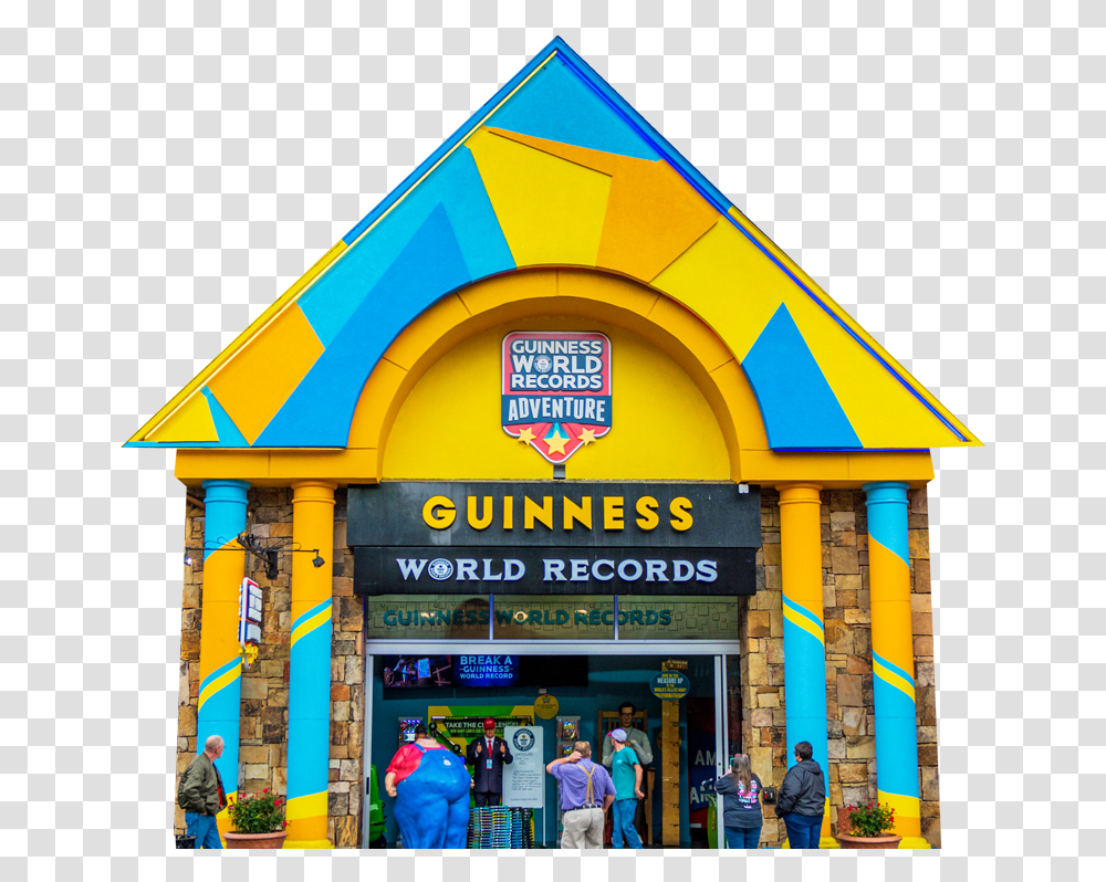 Guinness World Records Gatlinburg, Person, Pedestrian, Kiosk, Shop Transparent Png