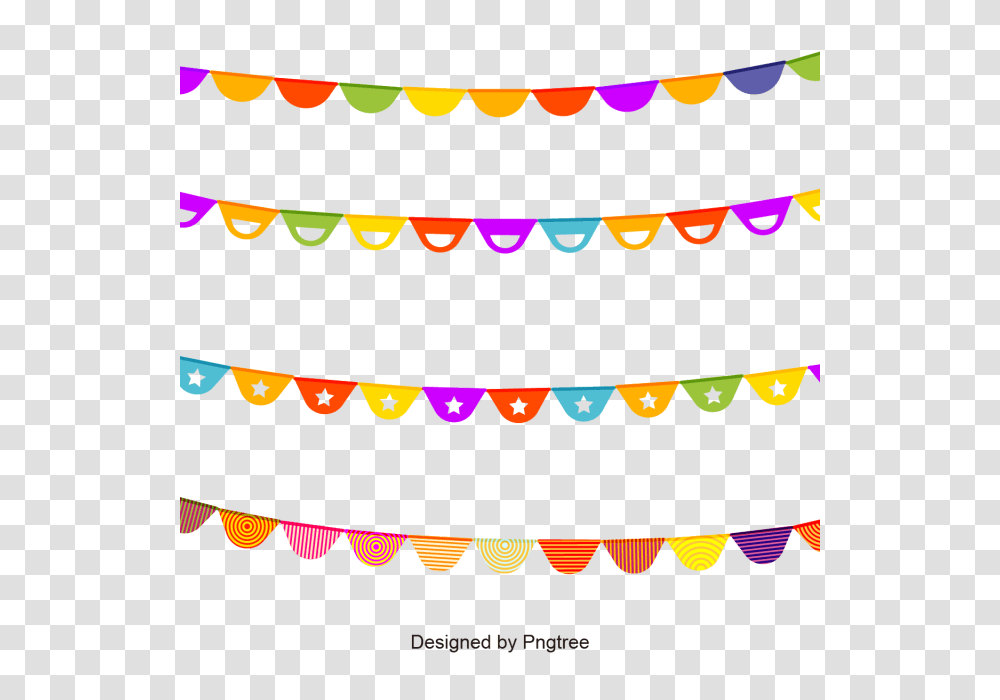 Guirnaldas De Colores Para Una Fiesta De, Pattern, Texture, Rug, Label Transparent Png