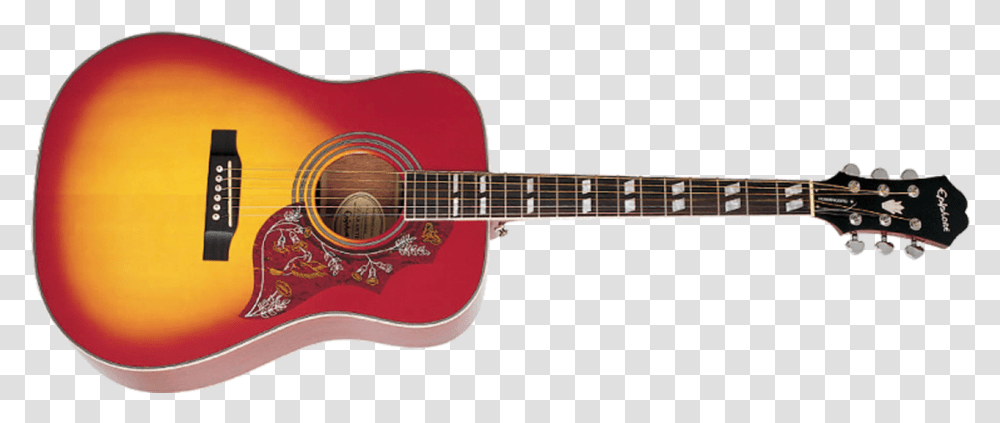 Guitar Clipart Hq Image Epiphone Hummingbird Pro Fcb, Leisure Activities, Musical Instrument, Bass Guitar Transparent Png