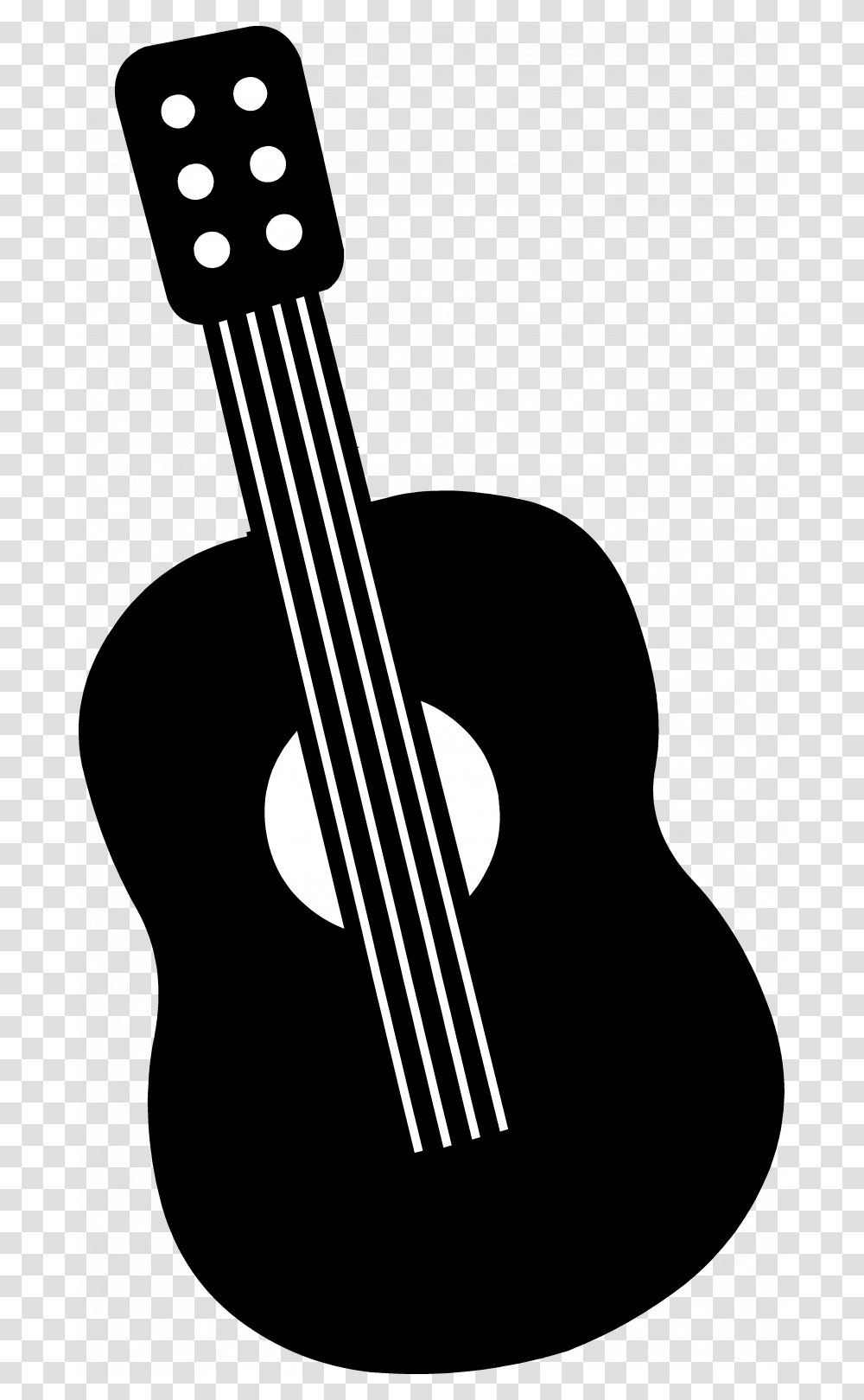 Guitar Clipart Silhouette Small Guitar Clip Art, Bass Guitar, Leisure Activities, Musical Instrument Transparent Png