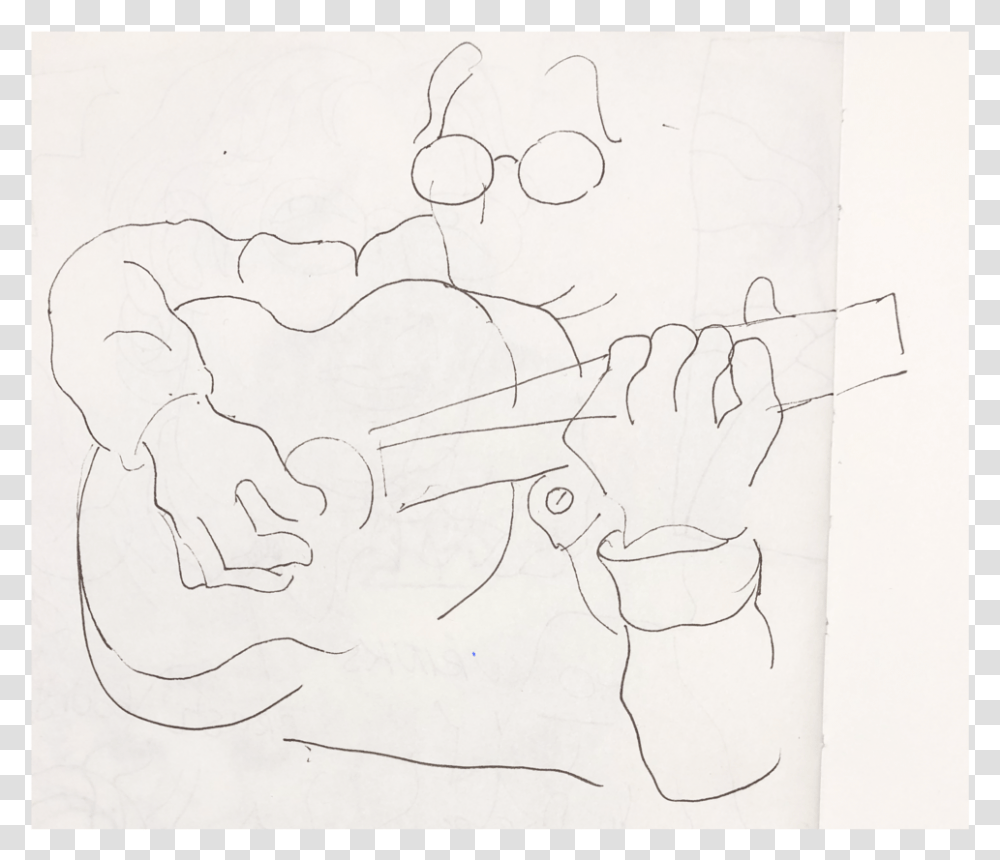 Guitar Dory Sketch, Drawing, Hand, Leisure Activities Transparent Png