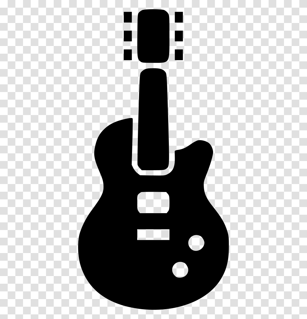 Guitar Electric Music Musician Guitar, Leisure Activities, Musical Instrument, Silhouette, Stencil Transparent Png