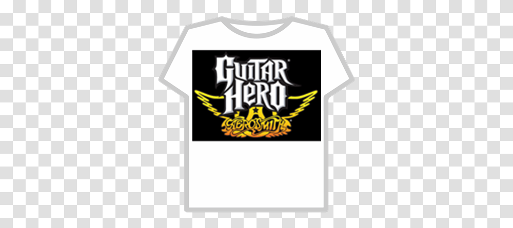 Guitar Hero Aerosmith T Shirt Roblox Guitar Hero, Clothing, Apparel, T-Shirt Transparent Png