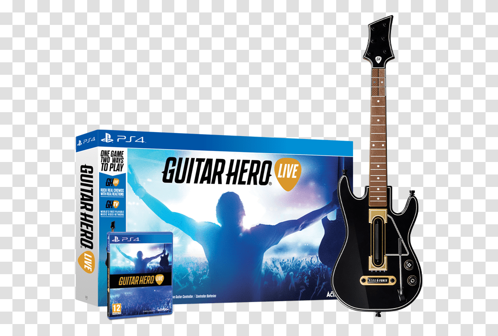 Guitar Hero Live Guitar Hero Live, Electric Guitar, Leisure Activities, Musical Instrument, Person Transparent Png