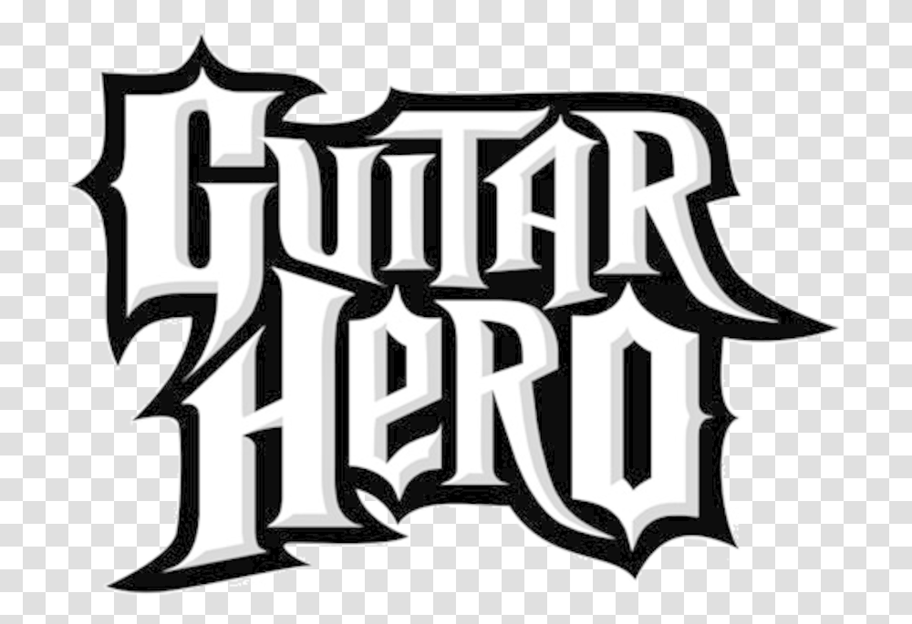 Guitar Hero Logo Clipart Download Guitar Hero, Label, Alphabet, Graffiti Transparent Png