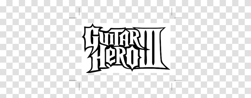 Guitar Hero Logo Vector Guitar Hero Game Logo, Text, Label, Alphabet, Handwriting Transparent Png