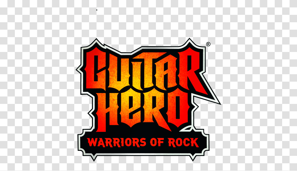 Guitar Hero Warriors Of Rock Clipart Banner Black And Guitar Hero Warriors Of Rock, Poster, Advertisement, Alphabet Transparent Png