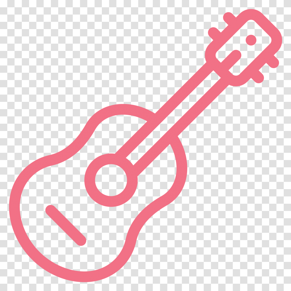 Guitar Line Art Vector Download Minimalist Guitar Guitar Symbol, Key, Wrench, Seesaw Transparent Png