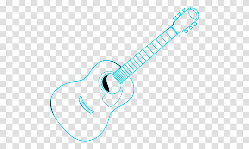 Guitar Outline Blue Clip Art, Leisure Activities, Musical Instrument, Electric Guitar, Scissors Transparent Png
