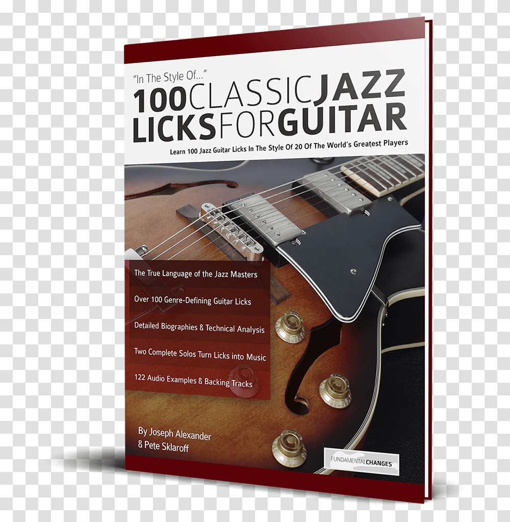 Guitar Player 100 Classic Jazz Licks For Guitar, Leisure Activities, Musical Instrument, Advertisement, Flyer Transparent Png