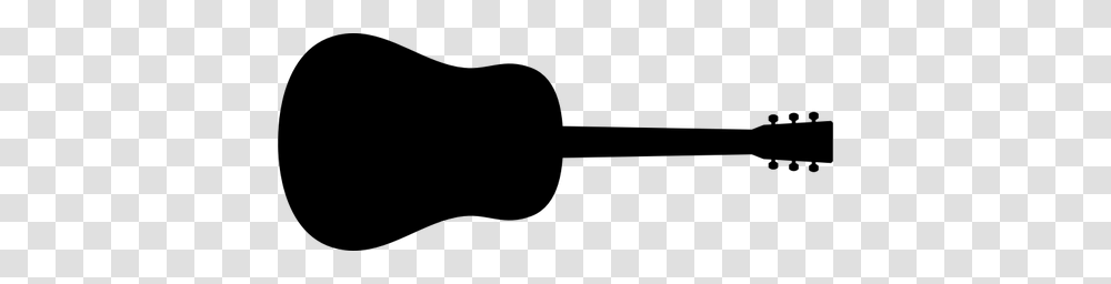 Guitar Silhouette Clip Art Graphics, Gray, World Of Warcraft Transparent Png