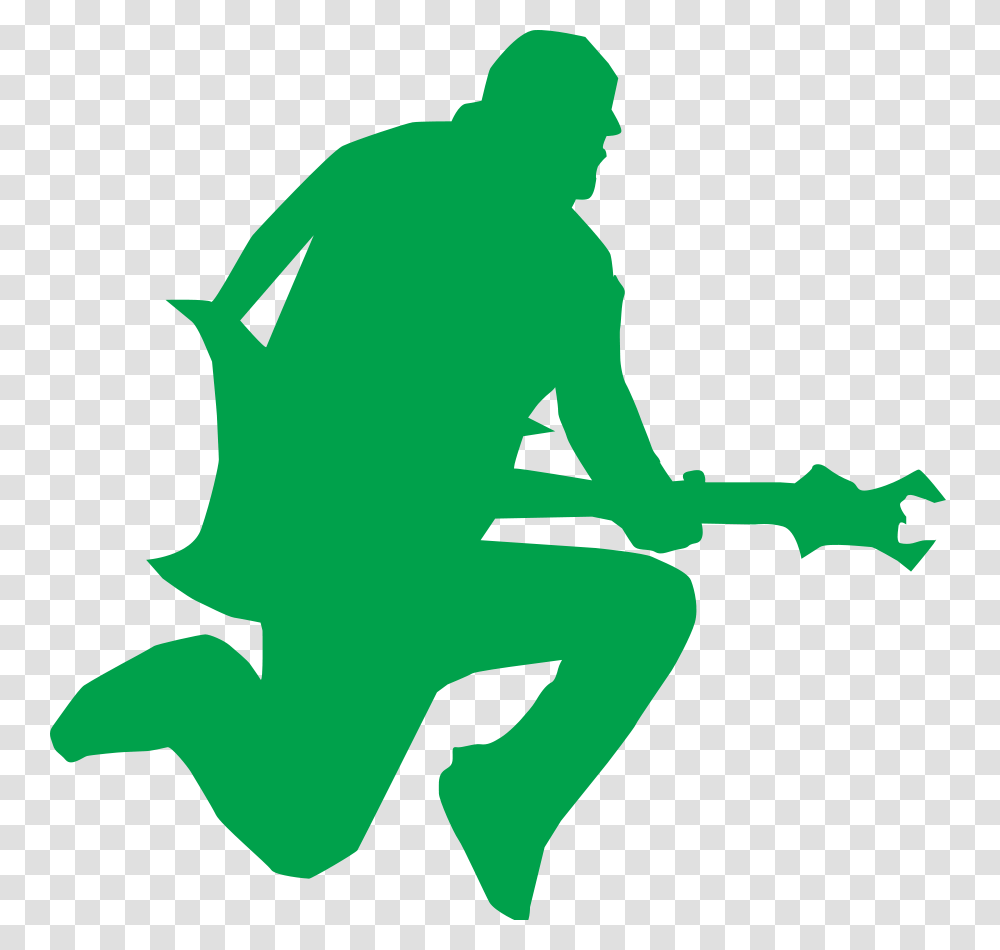 Guitar Star Clipart For Web, Silhouette, Person, Human, Leaf Transparent Png